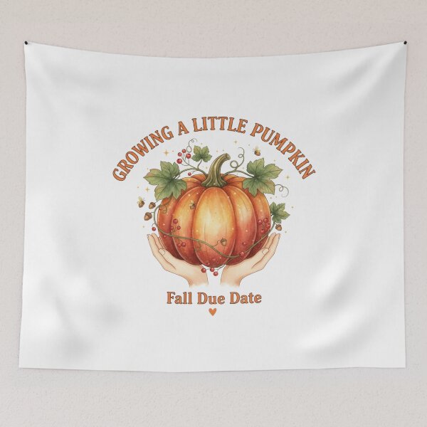 Item preview, Minimalist Growing a Little Pumpkin Pregnancy Announcement  designed and sold by Wear Sculpt.