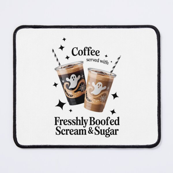 Item preview, Freshly Boo'd Coffee Lovers Boujee Ghost Halloween designed and sold by HellD3vil-Art.