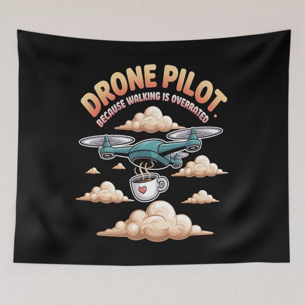 Item preview, Drone - drones - drone pilot - fpv drone - maker culture - crash landing - drone enthusiasts - aerial hobby techwear - drone community – FPV hobbyists – creative pilots – Flying drones – modern pilots designed and sold by JansenGS.