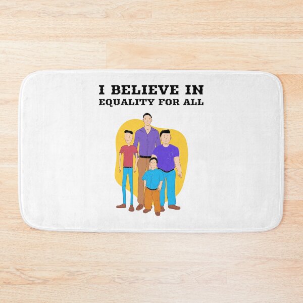 Item preview, I Believe in Equality For All – Inspirational Social Justice Quote Design designed and sold by Cultradesign.
