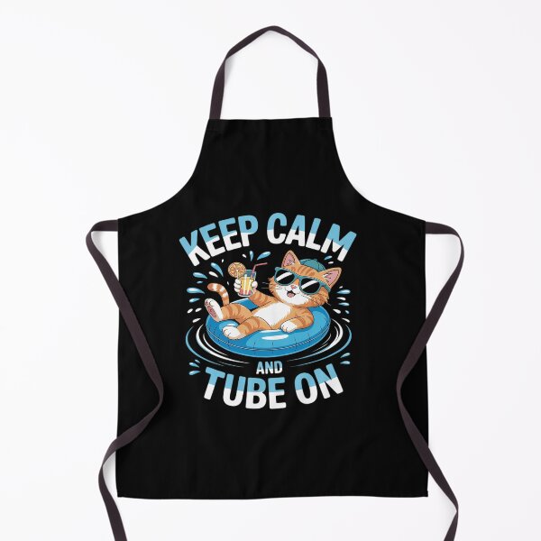 Item preview, Funny Cat on River tube - Cat chilling and River Tubing designed and sold by petrichorsworld.