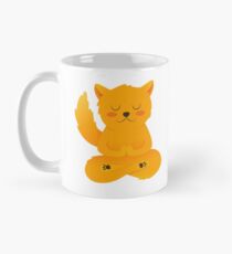 Taza Funny Cat Yoga | Postura del loto