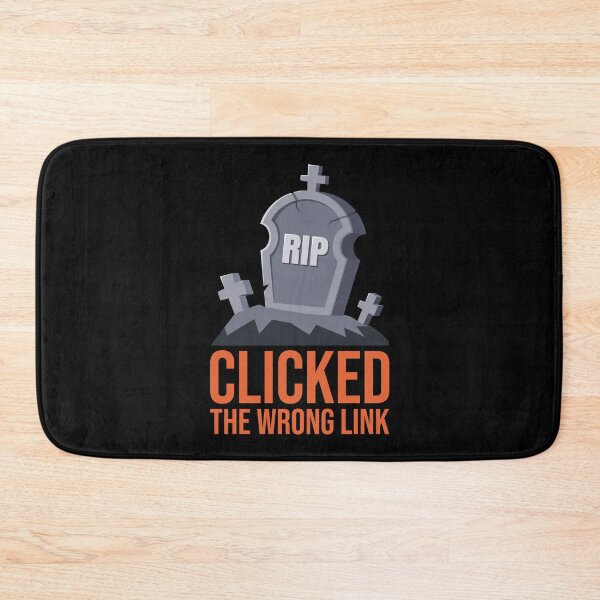 Item preview, Computer Security - Clicked The Wrong Link designed and sold by Art-of-Rory.