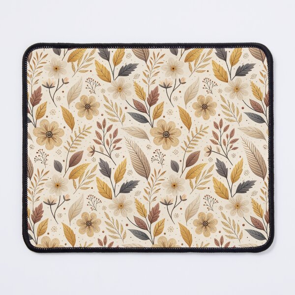 Item preview, Cozy autumn design with amber flowers and leaves designed and sold by Merrylands Artshop.