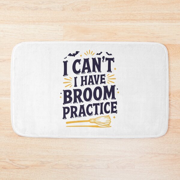 Item preview, I Can’t I Have Broom Practice | Funny Witch Quote Halloween Design designed and sold by Bold Doodles.