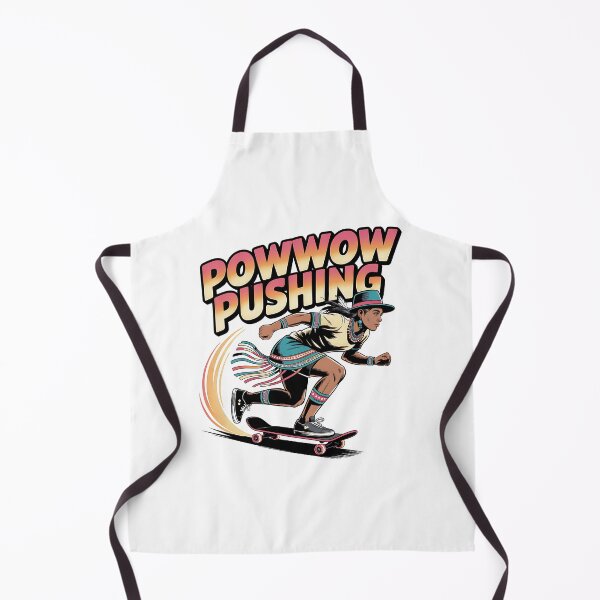 Item preview, Powwow Pushing • Indigenous Skateboard Kick-Push Art designed and sold by Blok45.