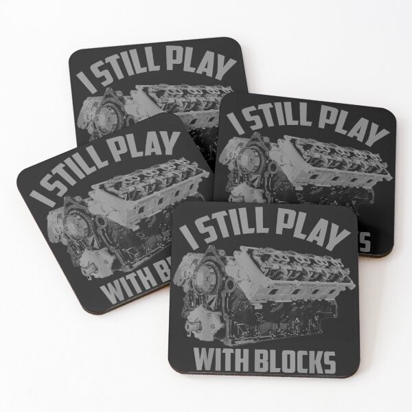 Item preview, I Still Play With Blocks Engine Car Mechanic Funny Hobby Gift designed and sold by LakenDraphil.