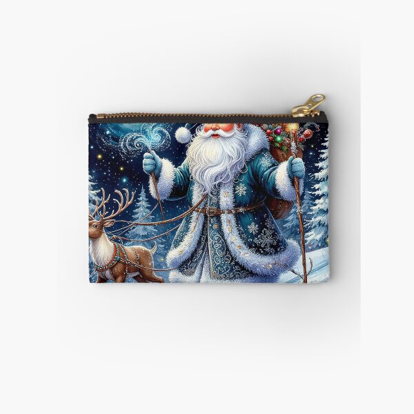Item preview, Winter Santa Magic – Father Christmas and Reindeer designed and sold by AmetistLight.