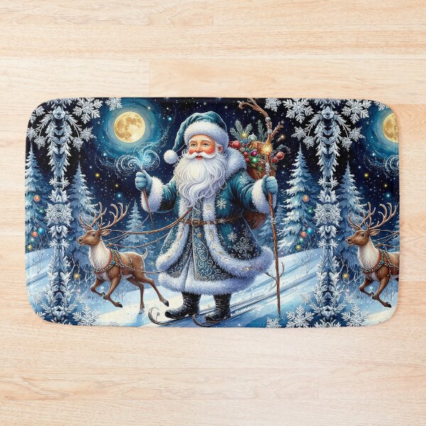 Item preview, Winter Santa Magic – Father Christmas and Reindeer designed and sold by AmetistLight.