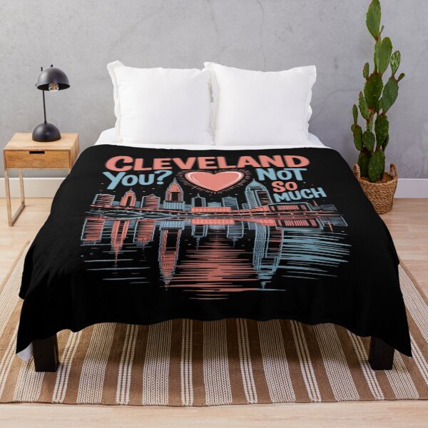 Item preview, Funny Cleveland Ohio Night Skyline designed and sold by petrichorsworld.