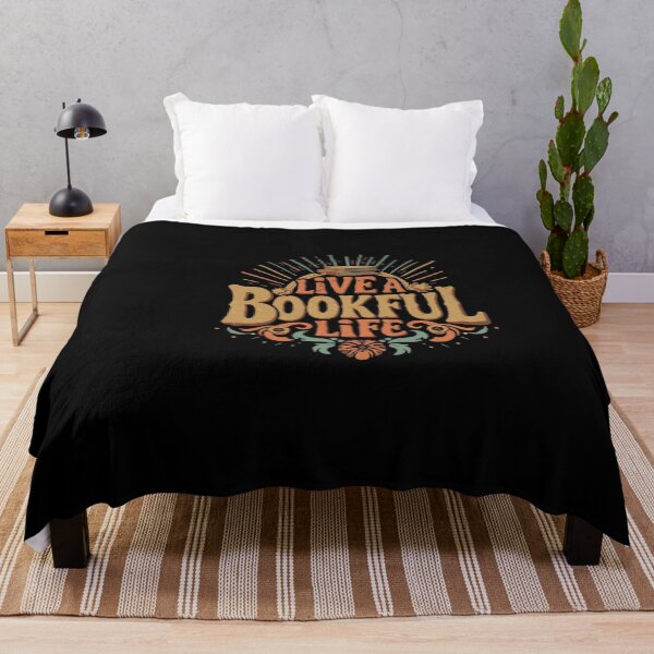 Item preview, Live a Bookful Life design – Retro Book Lover design designed and sold by Happyhoo1.