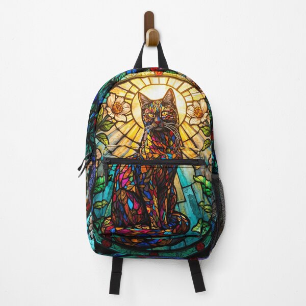 Item preview, Radiant Stained Glass Cat designed and sold by KiraChie.