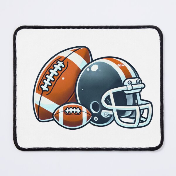 Item preview, Copy of Football Ball and Helmet Cartoon Image designed and sold by OneLook.