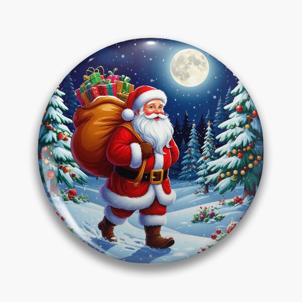 Item preview, Santa’s Journey – Christmas Eve under the Moonlight designed and sold by AmetistLight.