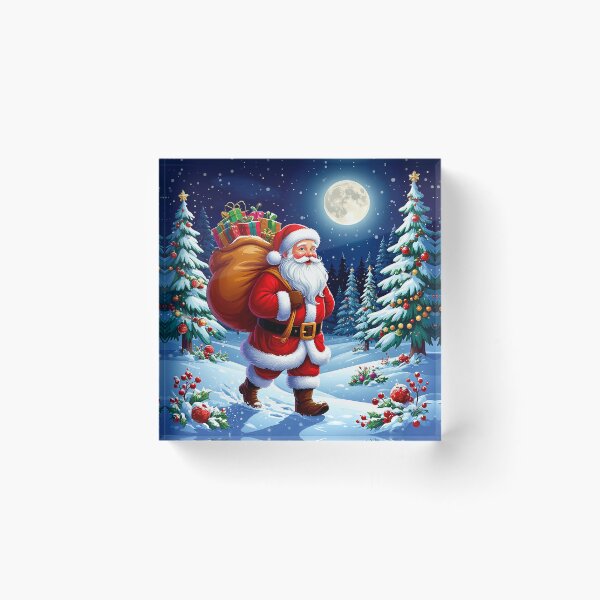 Item preview, Santa’s Journey – Christmas Eve under the Moonlight designed and sold by AmetistLight.