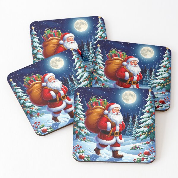 Item preview, Santa’s Journey – Christmas Eve under the Moonlight designed and sold by AmetistLight.
