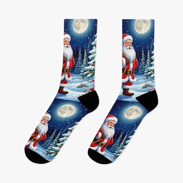Item preview, Santa’s Journey – Christmas Eve under the Moonlight designed and sold by AmetistLight.