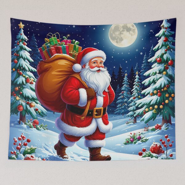 Item preview, Santa’s Journey – Christmas Eve under the Moonlight designed and sold by AmetistLight.