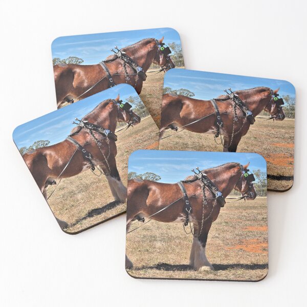 Item preview, Clydesdale horse with harness, Australia designed and sold by FranWest.