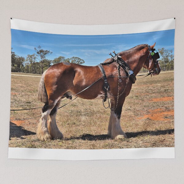Item preview, Clydesdale horse with harness, Australia designed and sold by FranWest.