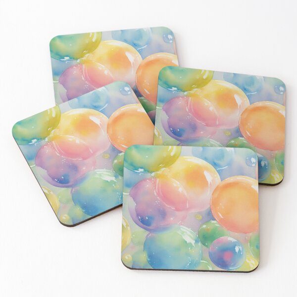 Item preview, Dreamy watercolor bubbles designed and sold by MoxisWatercolor.