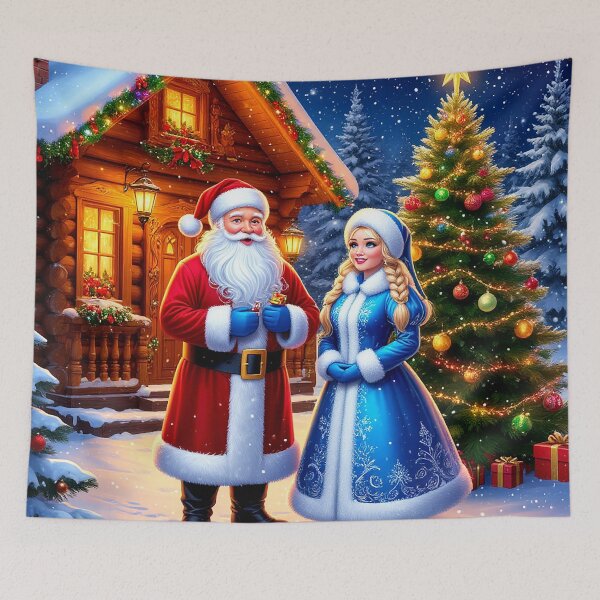 Item preview, Santa and Snow Maiden – Christmas Tree Magic designed and sold by AmetistLight.