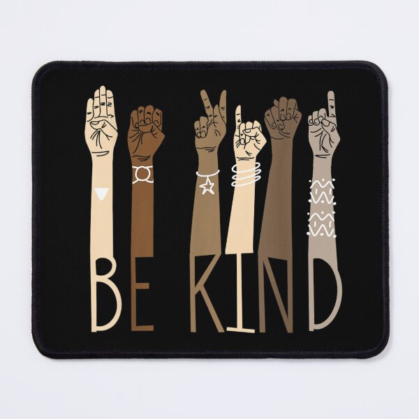 Item preview, BE KIND Sign Language Hands Diversity Inclusion Positive Message designed and sold by HarinDonreka.