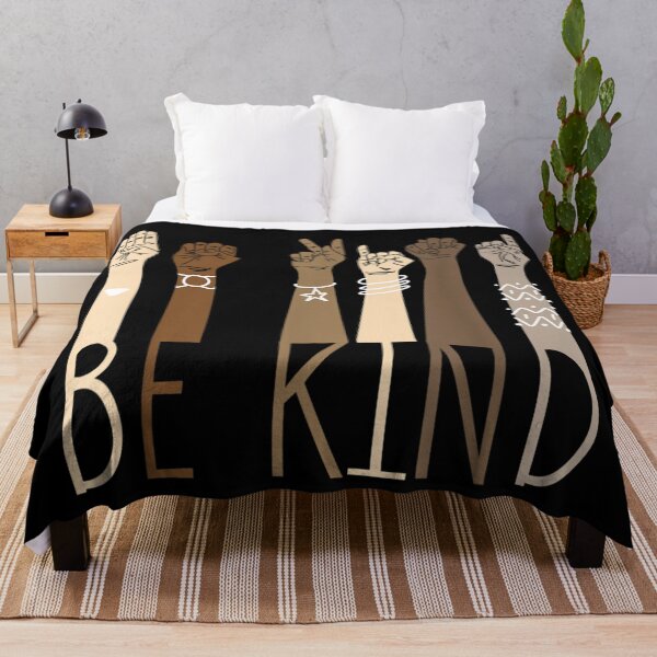 Item preview, BE KIND Sign Language Hands Diversity Inclusion Positive Message designed and sold by HarinDonreka.