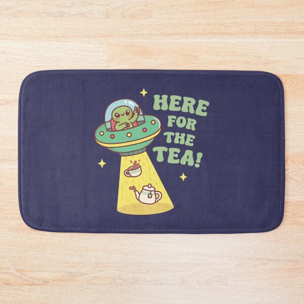 Item preview, Funny Alien Here For The Tea designed and sold by rustydoodle.