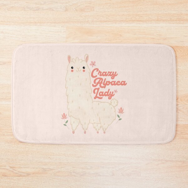 Item preview, Crazy Alpaca Lady – Cute Pastel Animal Lover Design designed and sold by chillaxcats.