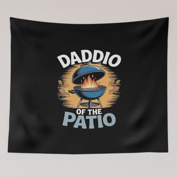 Item preview, Funny Daddio Of The Patio BBQ Grill Dad Fathers Day designed and sold by KingsLife1994.