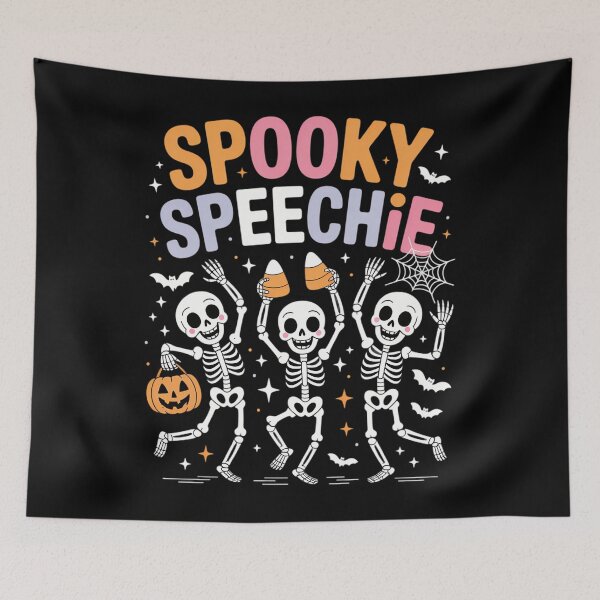 Item preview, Spooky Speechie Speech Therapy Halloween SLP Halloween designed and sold by Moon-Ape.