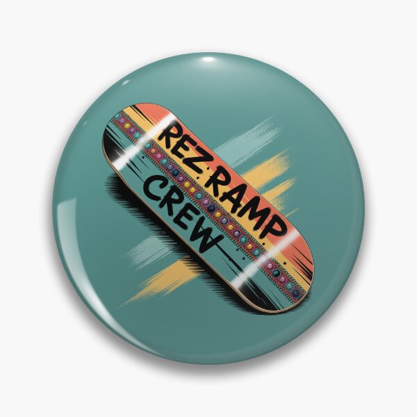 Item preview, Rez Ramp Crew • Bead-Stripe Skate Deck Graphic designed and sold by Blok45.