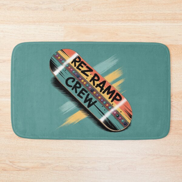 Item preview, Rez Ramp Crew • Bead-Stripe Skate Deck Graphic designed and sold by Blok45.