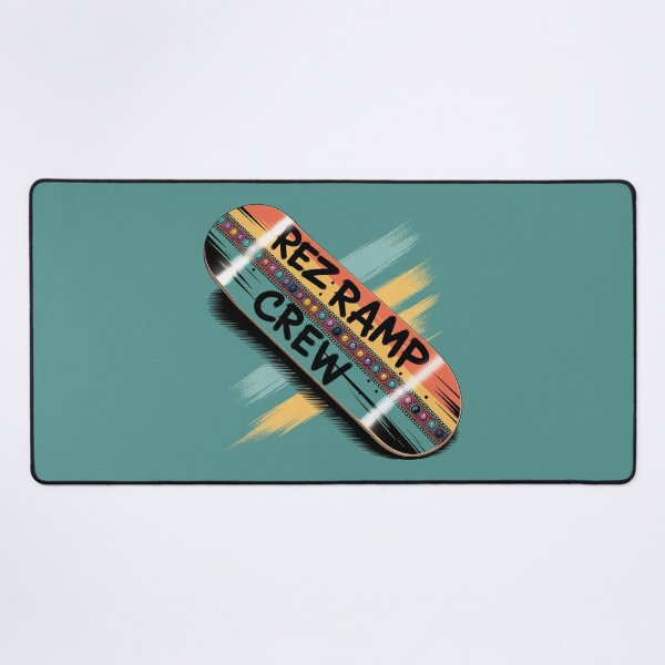 Item preview, Rez Ramp Crew • Bead-Stripe Skate Deck Graphic designed and sold by Blok45.