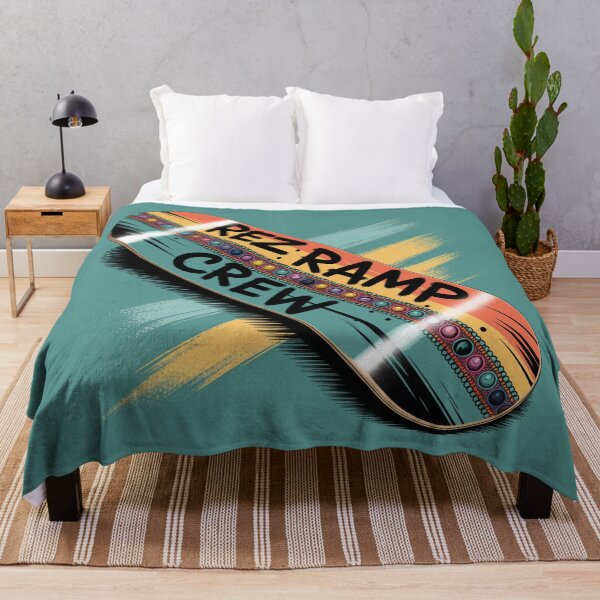Item preview, Rez Ramp Crew • Bead-Stripe Skate Deck Graphic designed and sold by Blok45.