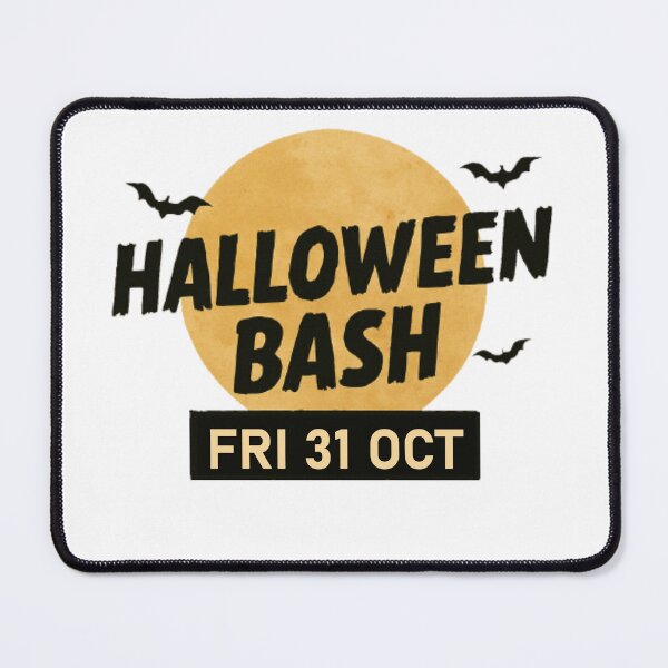 Item preview, Bold Halloween Bash Design with Bats and Full Moon designed and sold by RuweisVibes.