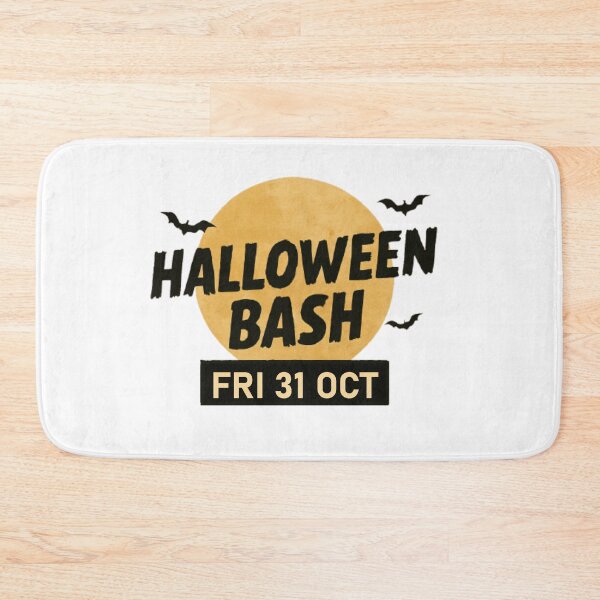 Item preview, Bold Halloween Bash Design with Bats and Full Moon designed and sold by RuweisVibes.