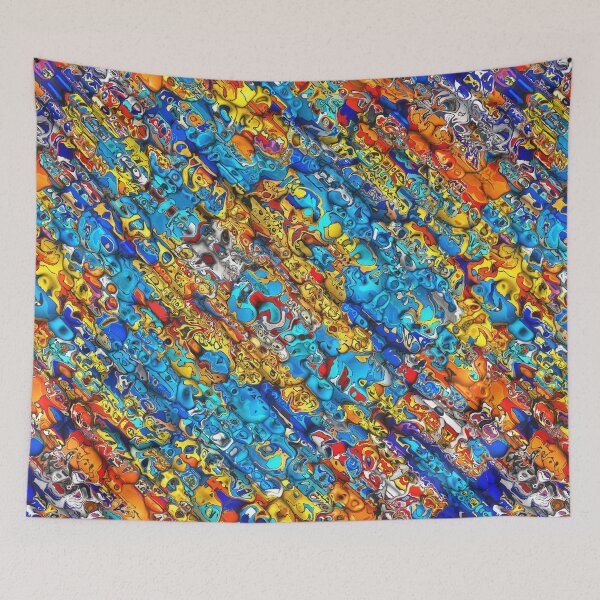 Item preview, Colorful Chaotic 3D Pattern designed and sold by Phil Perkins.