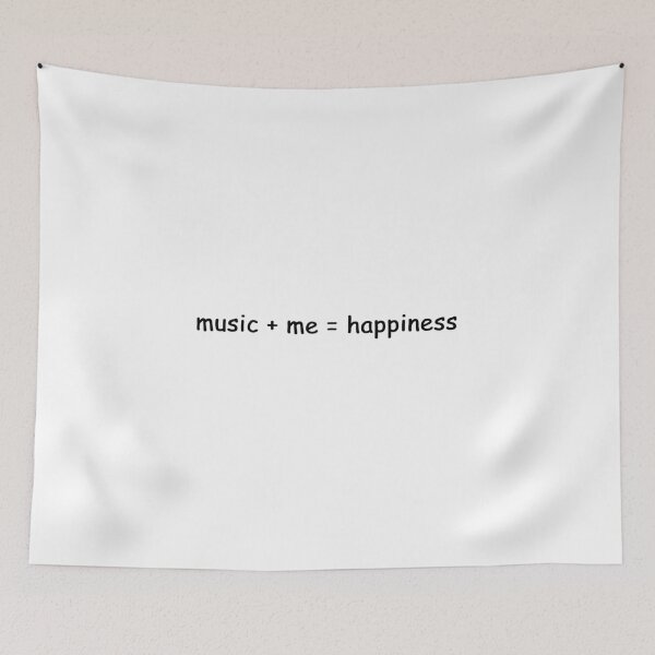 Item preview, music + me = happiness designed and sold by Hi-kari.