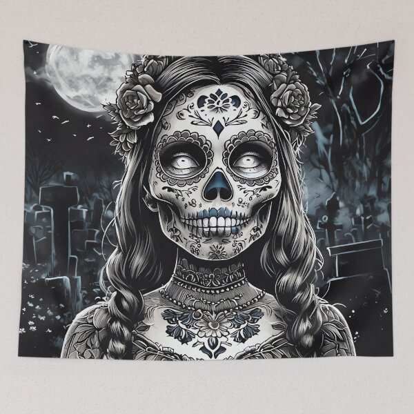Item preview, Gothic Sugar Skull designed and sold by ONYX Pixee.