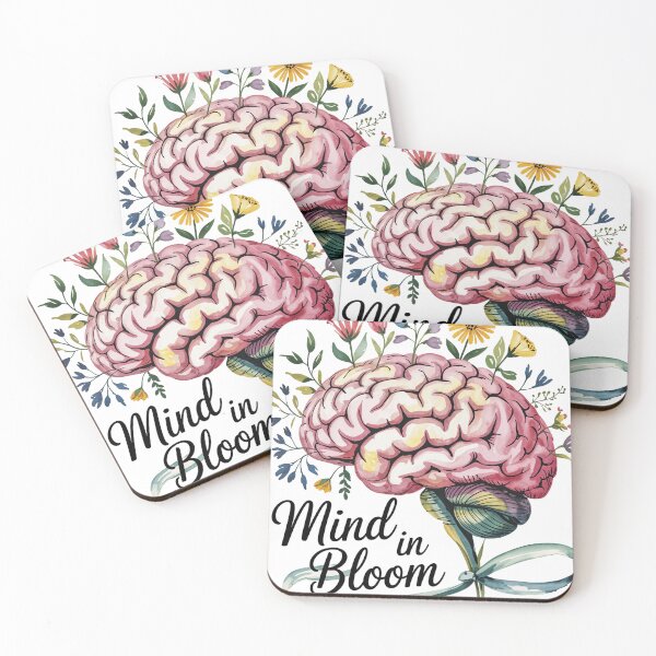 Item preview, Mind in Bloom – Floral Brain Art for Growth and Positivity designed and sold by DigiGroove.