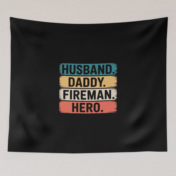 Item preview, Husband Daddy Fireman Hero designed and sold by jkrphoto.