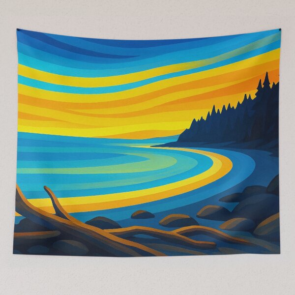 Item preview, Coastal rhythm in the morning light designed and sold by Sigtrix.