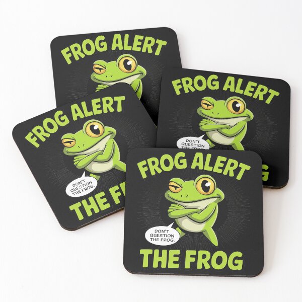Item preview, Funny Frog Alert Don't Question The Frog designed and sold by KingsLife1994.