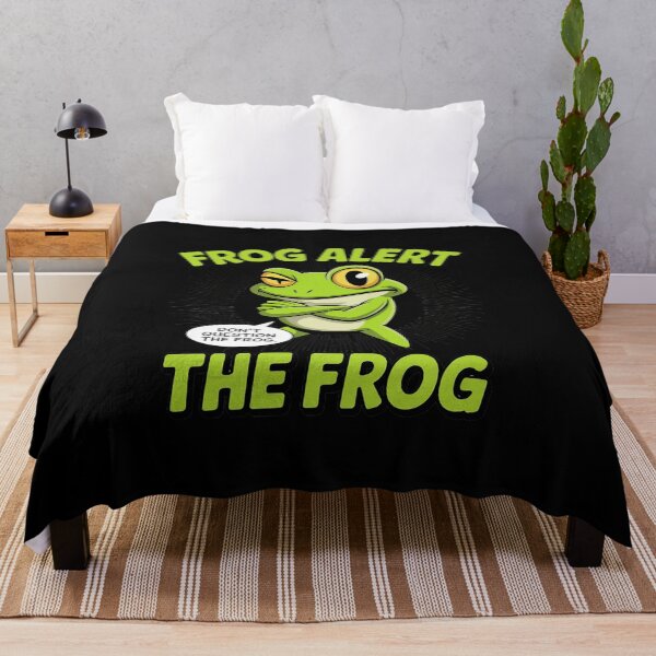 Item preview, Funny Frog Alert Don't Question The Frog designed and sold by KingsLife1994.