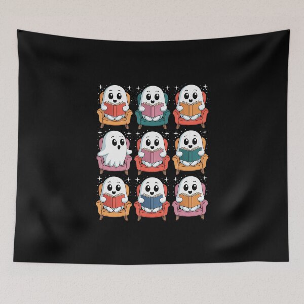 Item preview, Funny Ghost Book Reading Books Lover Teacher Happy Halloween designed and sold by KingsLife1994.