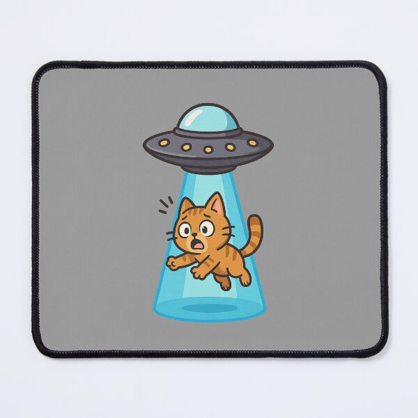 Item preview, UFO Cat Abduction designed and sold by Prints-by-Olaf.