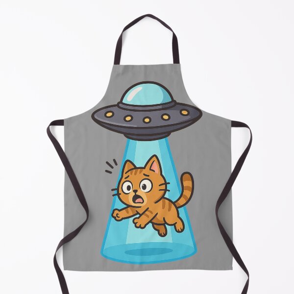 Item preview, UFO Cat Abduction designed and sold by Prints-by-Olaf.