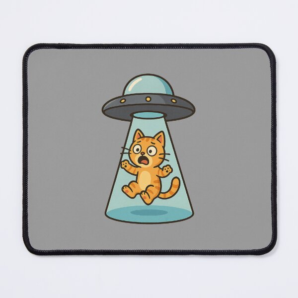 Item preview, UFO Cat Abduction designed and sold by Prints-by-Olaf.